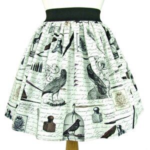 Hemet Elastic Waist Skirt - Nevermore